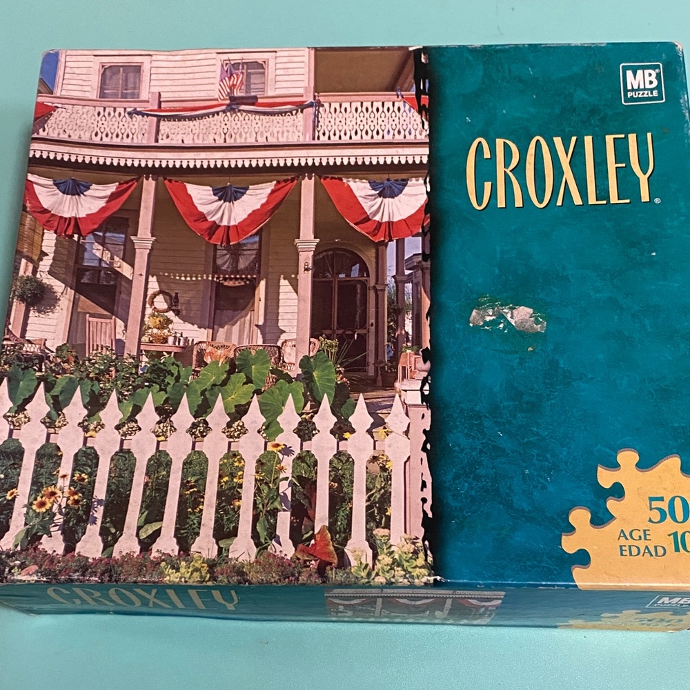 Croxley 500-Piece Patriotic Puzzle NIB Grannycore Kids Bonding Time